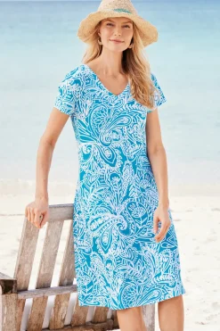 Soft Surroundings Soft Essential Supima T-Shirt Dress- Dresses