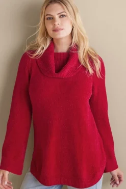 Soft Surroundings Soft Winds Chenille Tunic Sweater- Tops|Sweaters & Cardigans