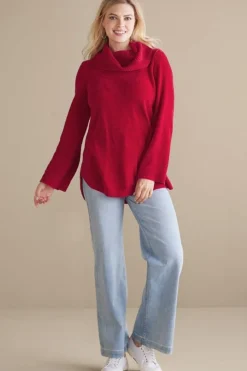 Soft Surroundings Soft Winds Chenille Tunic Sweater- Tops|Sweaters & Cardigans