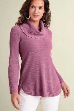 Soft Surroundings Soft Winds Chenille Tunic Sweater- Tops|Sweaters & Cardigans