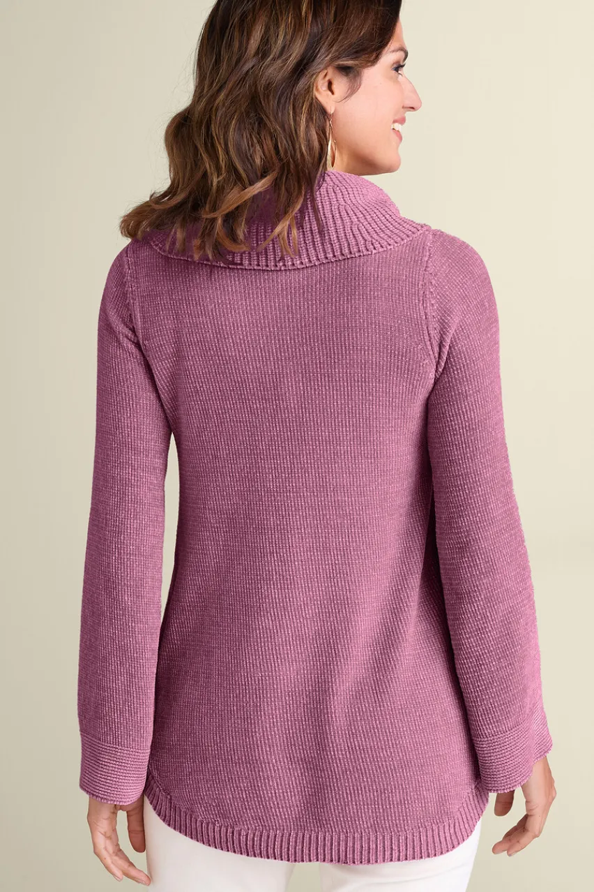 Soft Surroundings Soft Winds Chenille Tunic Sweater- Tops|Sweaters & Cardigans