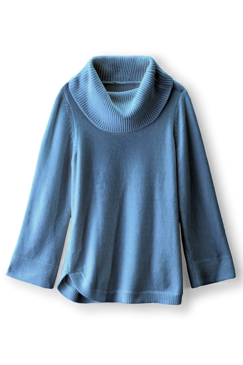 Soft Surroundings Soft Winds Chenille Tunic Sweater- Tops|Sweaters & Cardigans