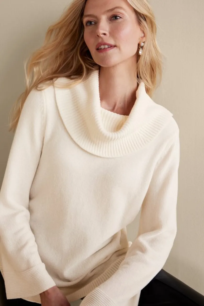 Soft Surroundings Soft Winds Chenille Tunic Sweater- Tops|Sweaters & Cardigans