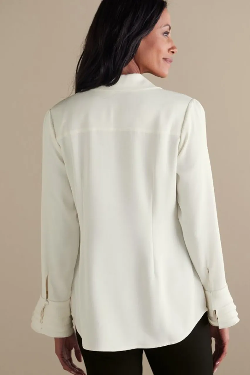 Soft Surroundings Sonnet Blouse- Tops