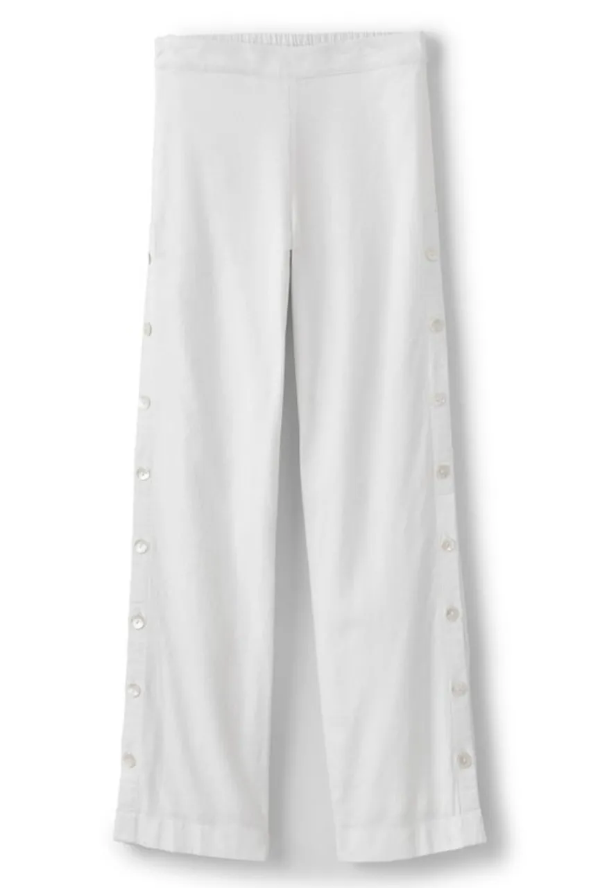 Soft Surroundings Sonoma Linen Blend Wide Leg Pants- Pants