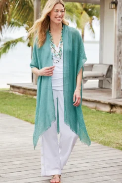 Soft Surroundings Sonoma Linen Blend Wide Leg Pants- Pants