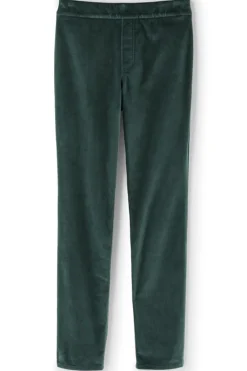 Soft Surroundings Sutton Velveteen Pull-On Slim Leg Pants- Pants