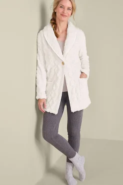 Soft Surroundings Textured Most Wonderful Cardi- Sweaters & Cardigans|Sleepwear & Lounge