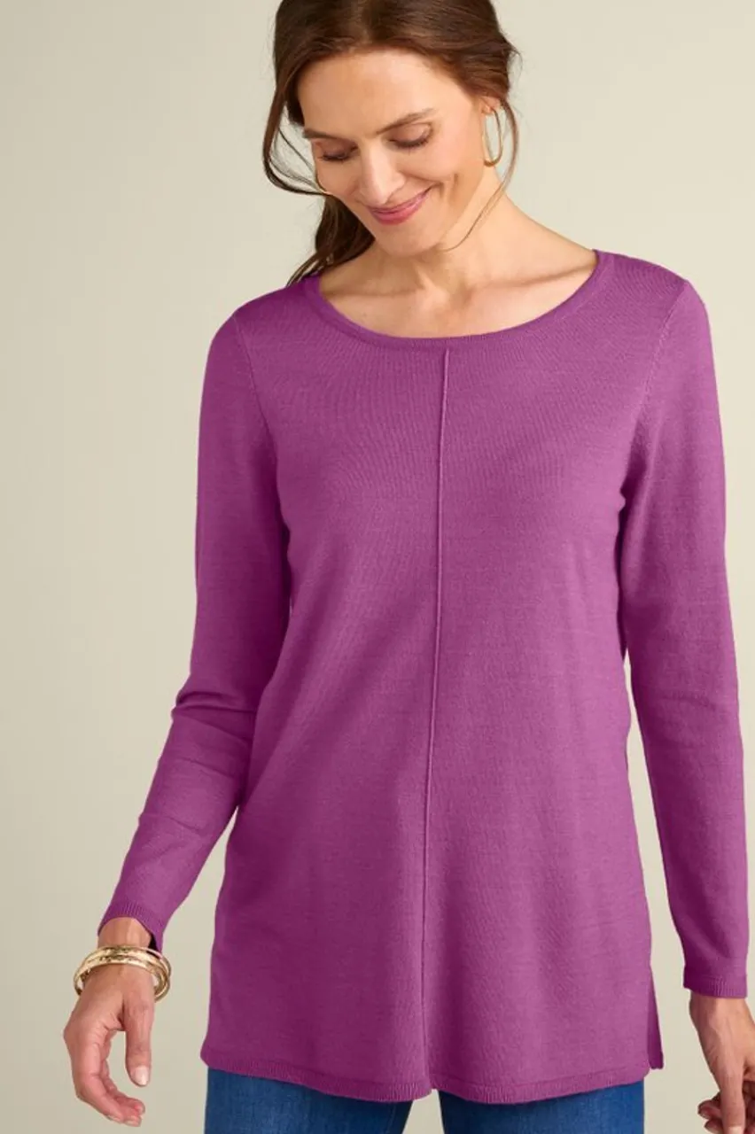 Soft Surroundings Tiana Sweater Tunic- Tops|Sweaters & Cardigans