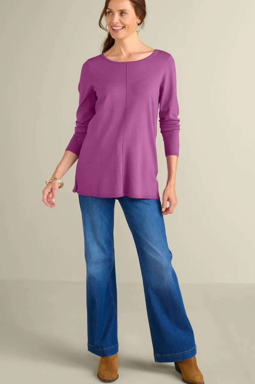 Soft Surroundings Tiana Sweater Tunic- Tops|Sweaters & Cardigans
