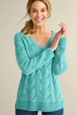 Soft Surroundings Trina Chenille Sweater- Tops|Sweaters & Cardigans