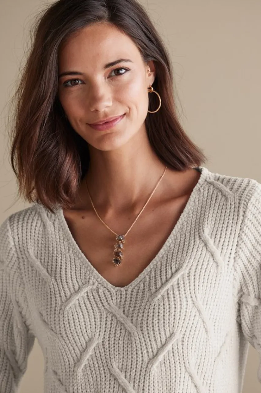 Soft Surroundings Trina Chenille Sweater- Tops|Sweaters & Cardigans