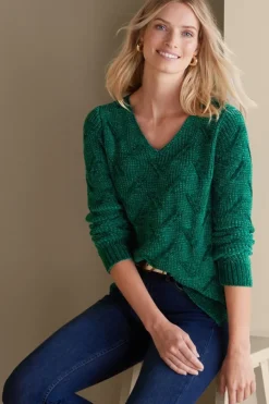 Soft Surroundings Trina Chenille Sweater- Tops|Sweaters & Cardigans