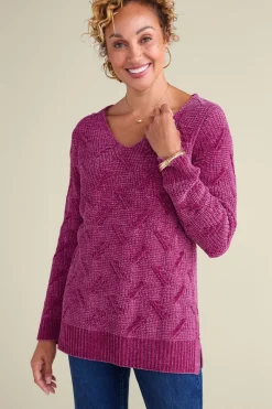 Soft Surroundings Trina Chenille Sweater- Tops|Sweaters & Cardigans