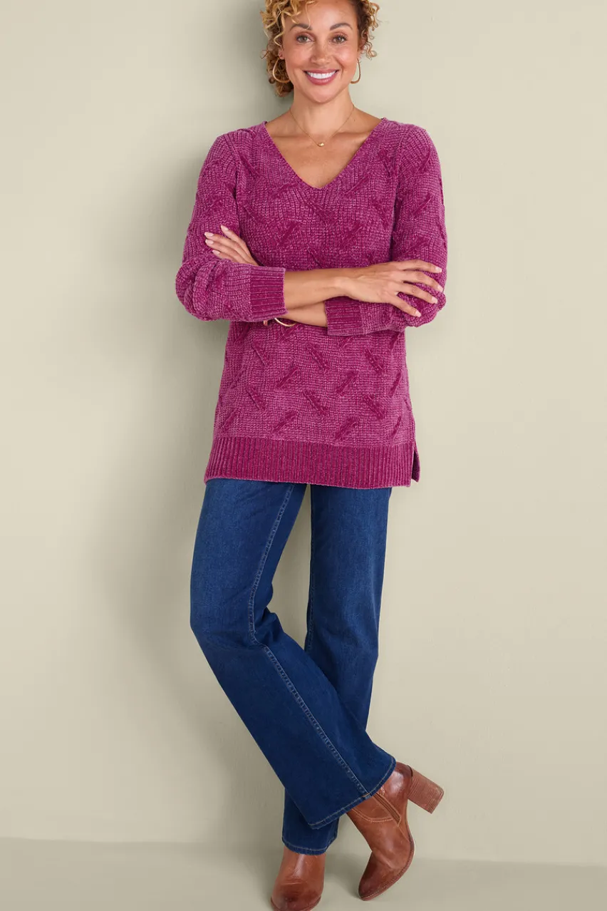 Soft Surroundings Trina Chenille Sweater- Tops|Sweaters & Cardigans