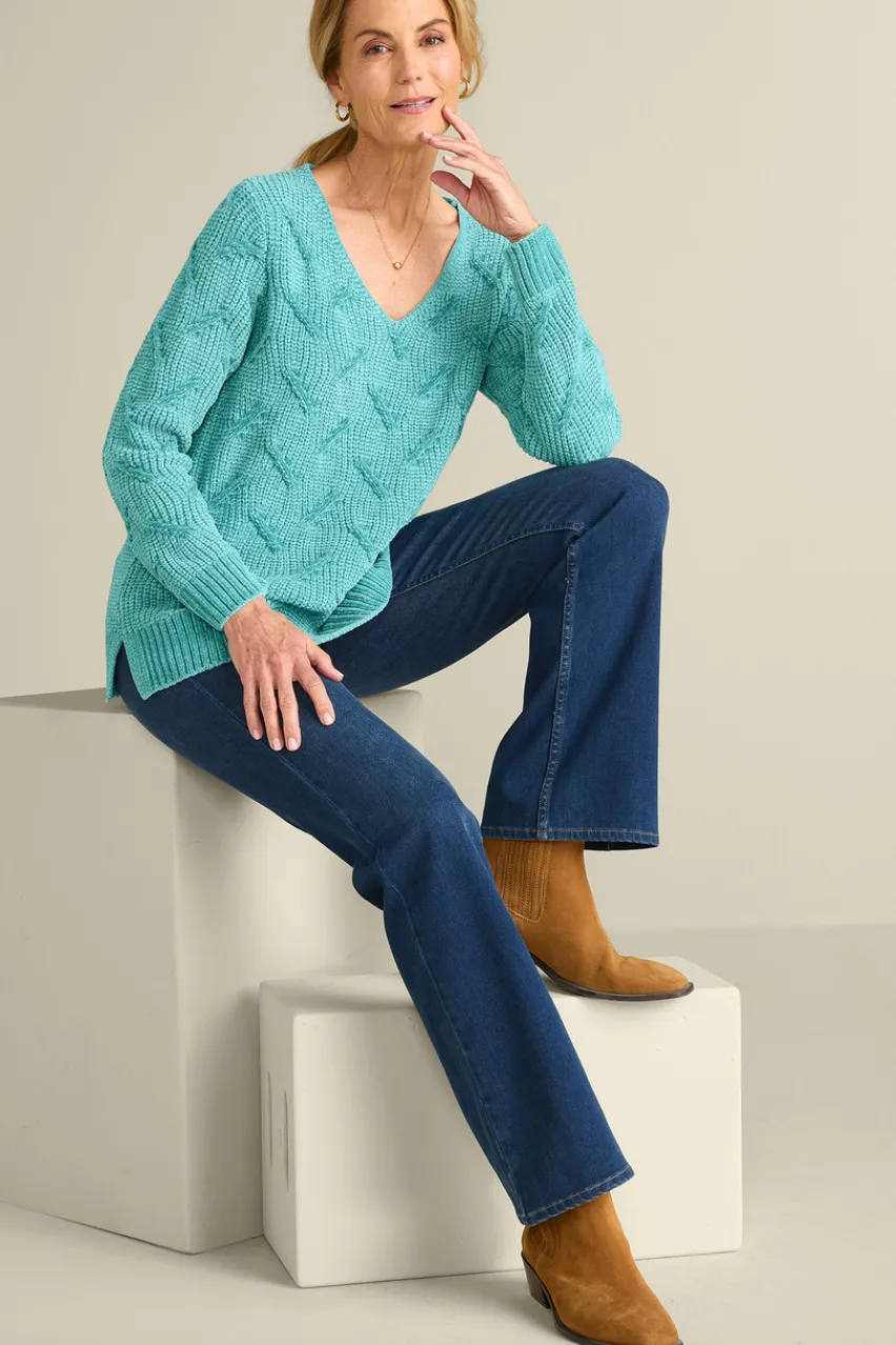 Soft Surroundings Trina Chenille Sweater- Tops|Sweaters & Cardigans