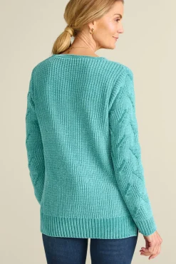 Soft Surroundings Trina Chenille Sweater- Tops|Sweaters & Cardigans
