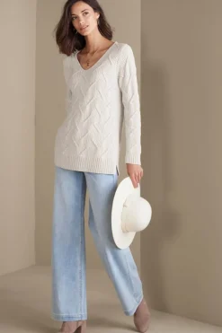 Soft Surroundings Trina Chenille Sweater- Tops|Sweaters & Cardigans
