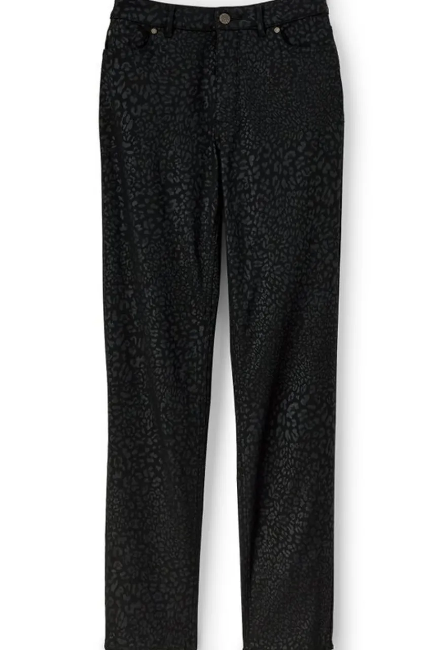 Soft Surroundings Ultimate Denim Animal Straight Leg Jeans- Jeans