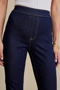 Soft Surroundings Ultimate Denim Pull-On Slim Leg Jeans- Jeans