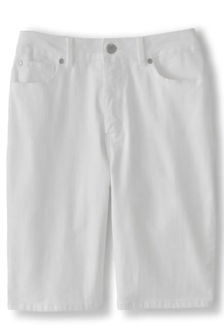 Soft Surroundings Ultimate Denim Slim Leg Shorts- Jeans|Pants