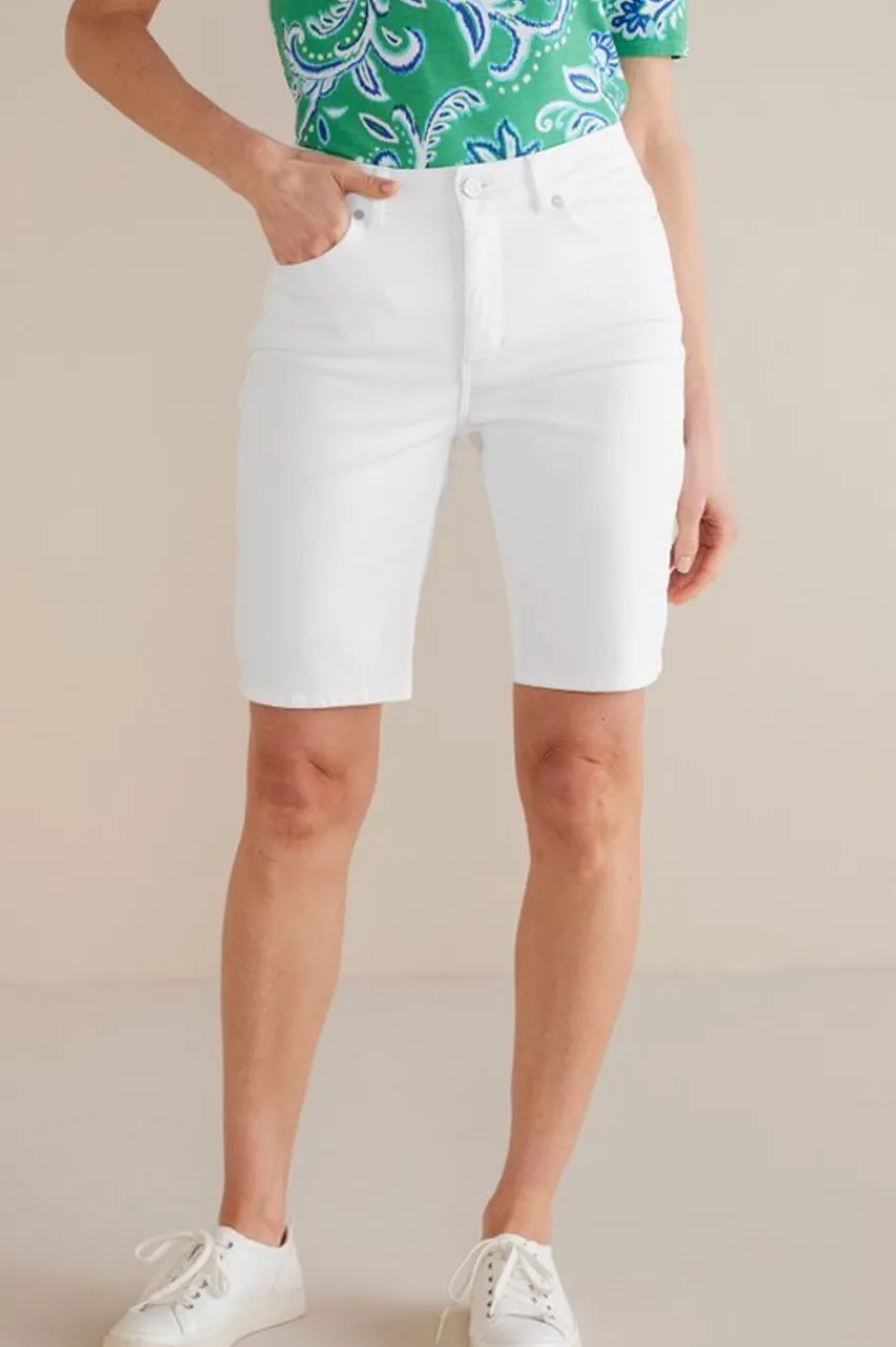 Soft Surroundings Ultimate Denim Slim Leg Shorts- Jeans|Pants