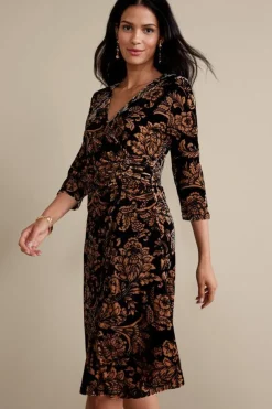 Soft Surroundings Velvet Hyannis Dress- Dresses