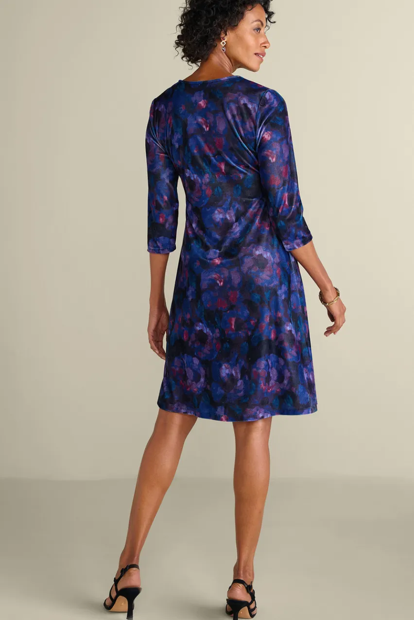 Soft Surroundings Velvet Hyannis Dress- Dresses