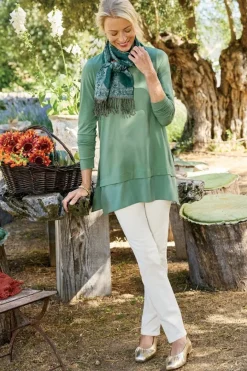 Soft Surroundings Willa Layered Tunic- Tops