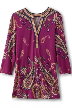 Soft Surroundings Zennia Printed Tunic- Tops